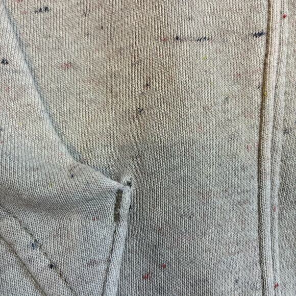 Nike Sportswear Club Fleece Speckled Beige Pullover Men’s Size Small FQ6166 - Picture 4 of 6